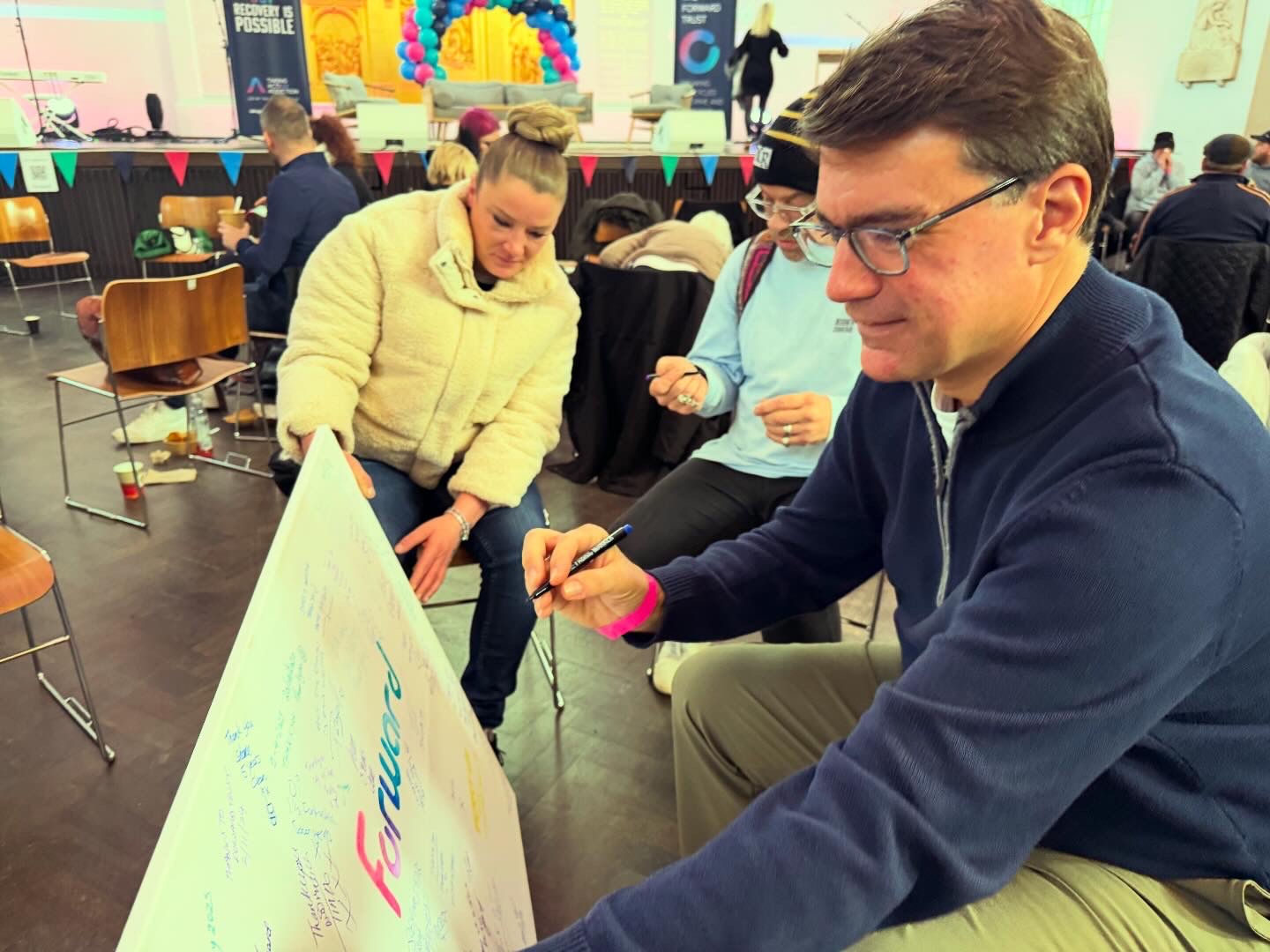 Our sobriety board was a big success